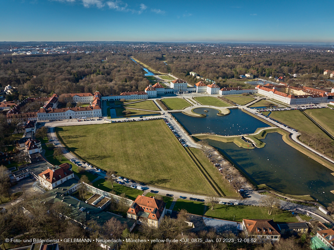 07.01.2023 - Umgebung vom Schloß Nymphenburg